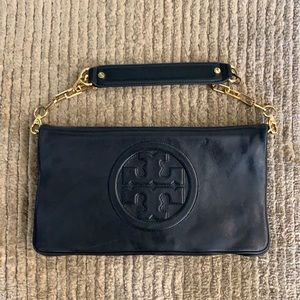 Tory Burch Reva iconic label convertible clutch